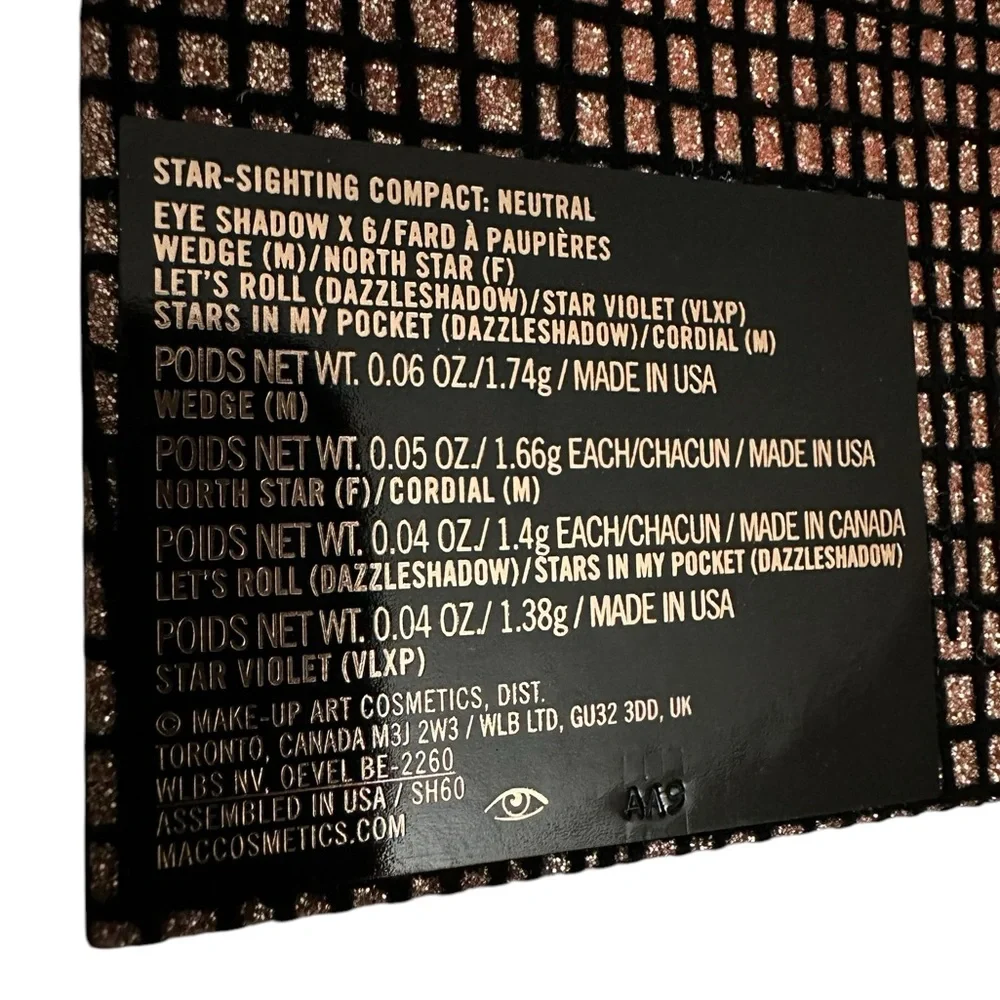 MAC Limited Edition Star-Sighting Eyeshadow Palette: Neutral New